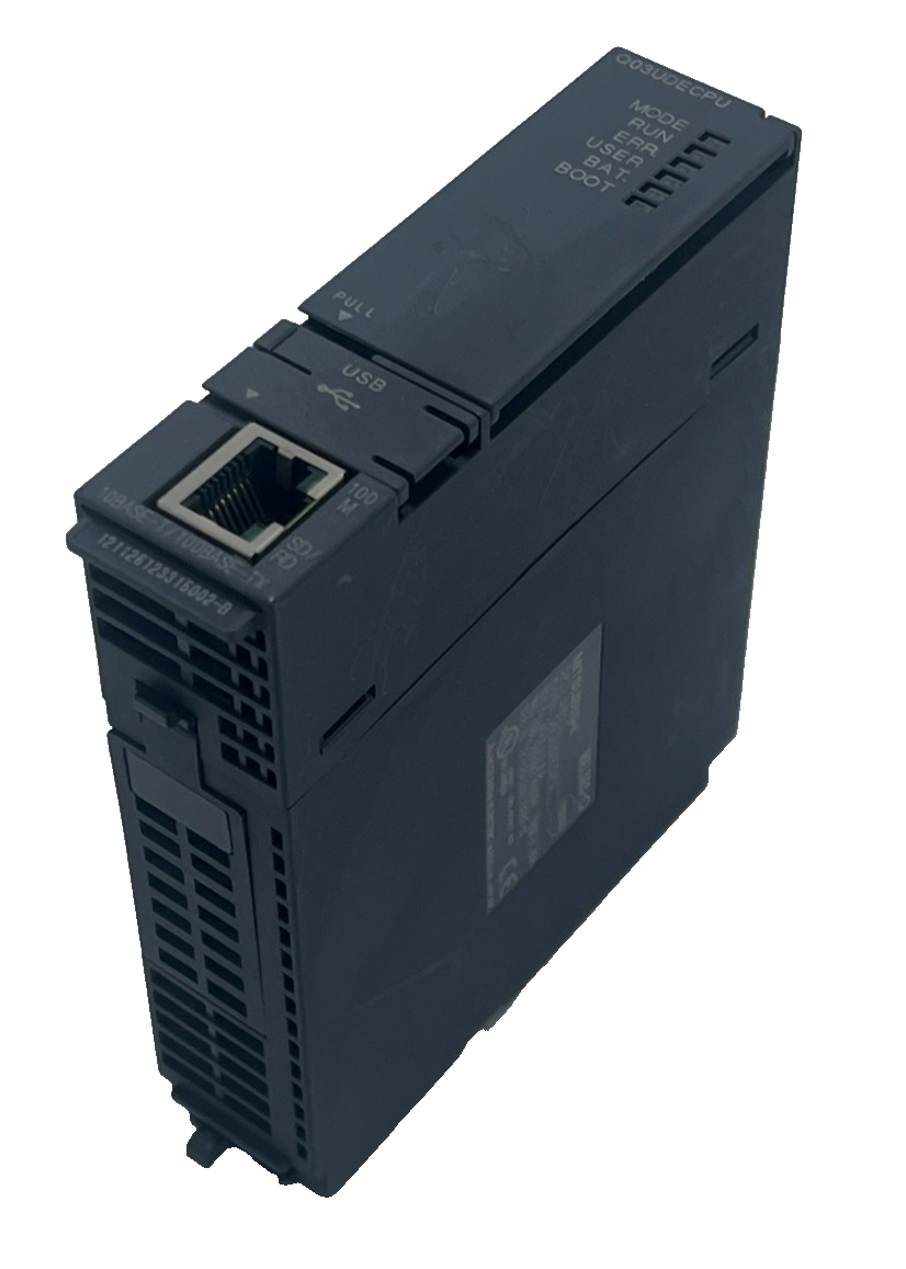 Used Mitsubishi Q03UDECPU Universal PLC CPU + Q2MEM-2MBS 2MB SRAM Memory Card NSNP