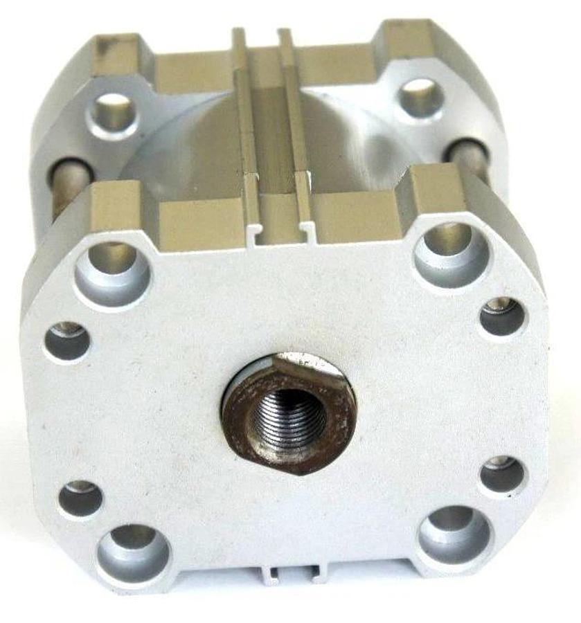 Used SMC NCQ7B150-100DC DOUBLE ACTING COMPACT CYLINDER 200PSI 1.37MPA NCQ7B150100DC