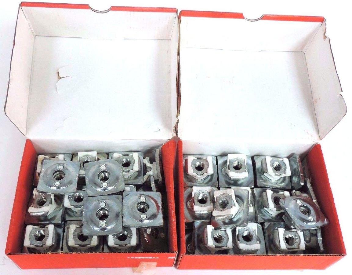 Used LOT OF 48 NEW HILTI MSA-F 1/2" CLAMPS 257417/6, (1) BOX OF 25, (1) BOX OF 23