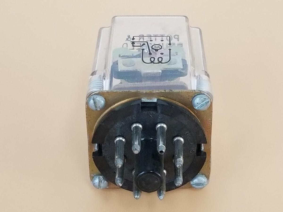 Used POTTER & BRUMFIELD KRP5D24V RELAY 24VDC 8PIN, KRP5D-24VDC