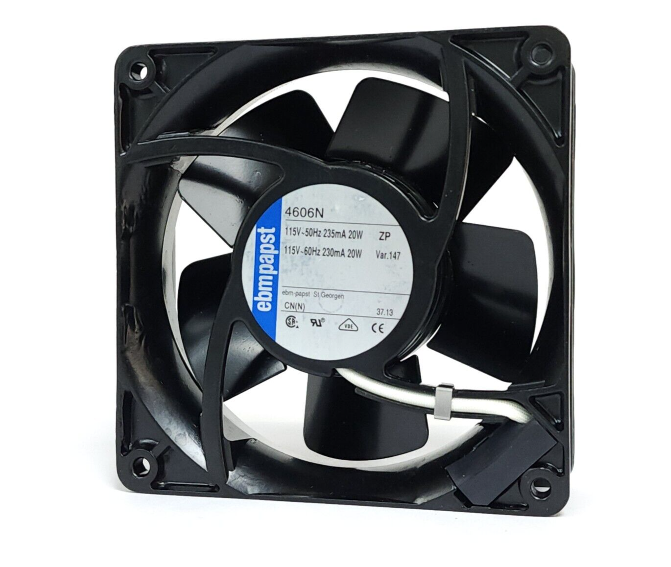Used NEW EBMPAPST 4606N AXIAL BALL BEARING FAN 115VAC
