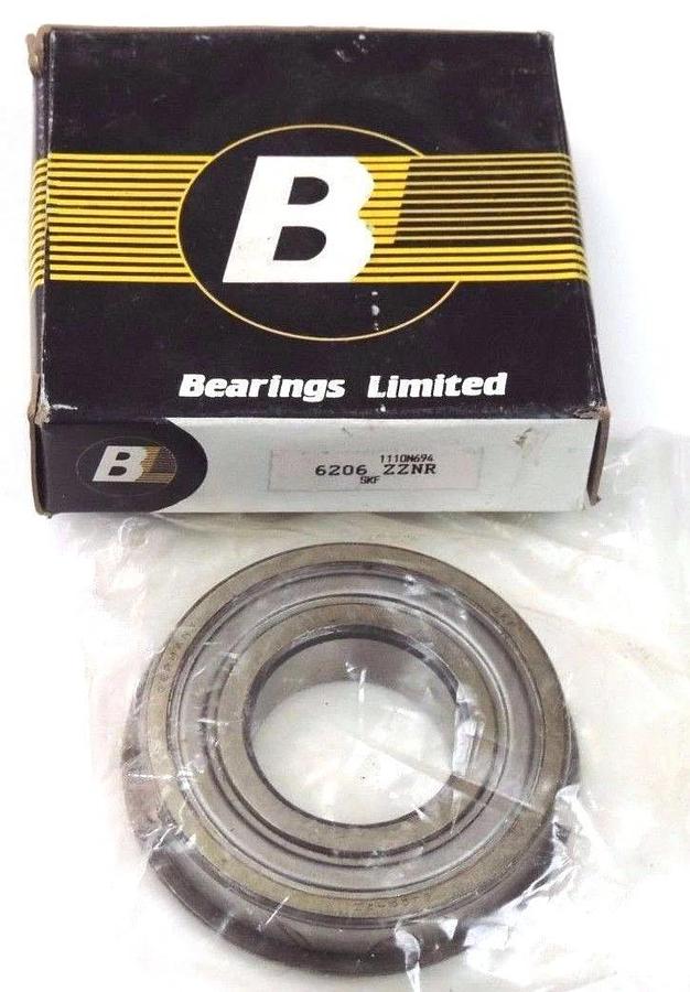 Used NIB BEARINGS LIMITED 6206ZZNR BEARING 6206 ZZNR