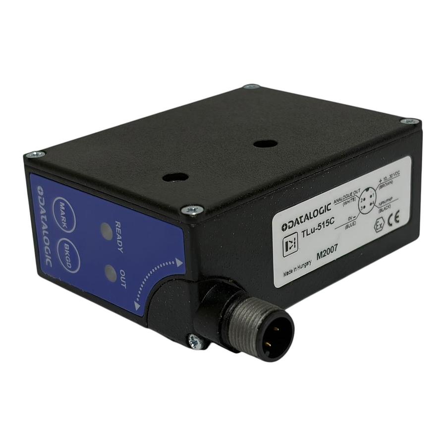 Used Datalogic TLu-515C Photoelectric Contrast Sensor Mark Reader M2007