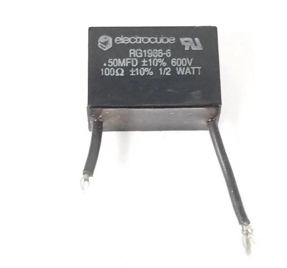 Used ELECTROCUBE RG1986-6 RC NETWORK .5MFD 100OHM, 600V, RG19866