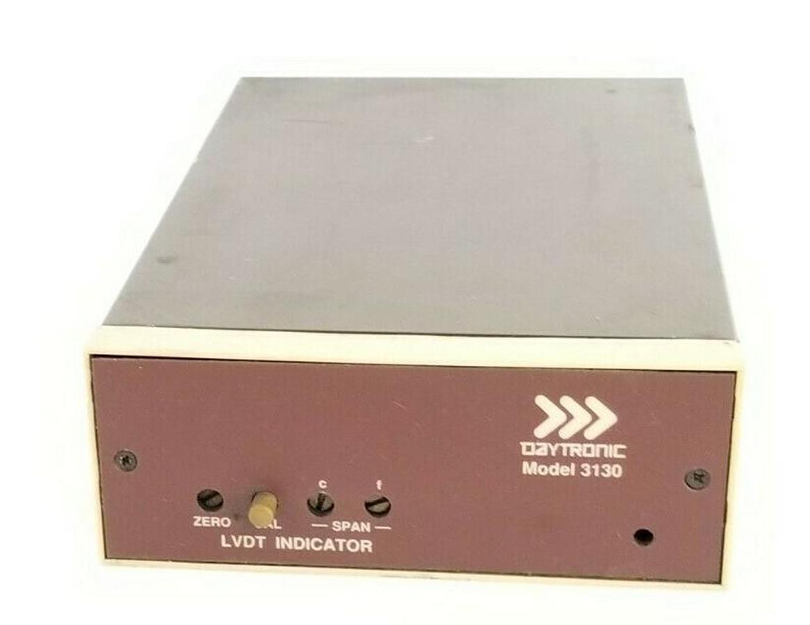 Used DAYTRONIC HAWKER SIDDELEY MODEL: 3130 LVDT INDICATOR H/W: 1.3 105-135VAC 10W