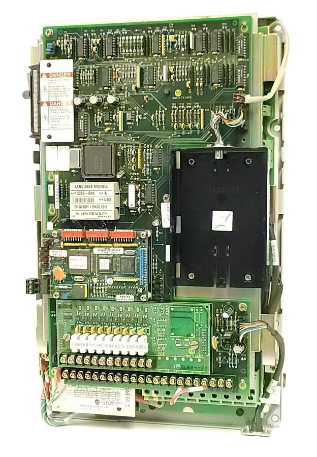 Used ALLEN BRADLEY 1336S-B020-AX-EN4-L6 SER. D 20HP AC DRIVE 1336SB020AXEN4L6