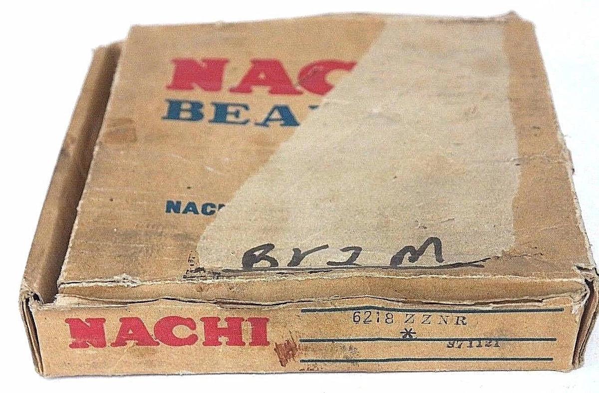 Used NIB NACHI 6218Z DEEP GROOVE BALL BEARING 6218ZZNR, 6218-ZZNR