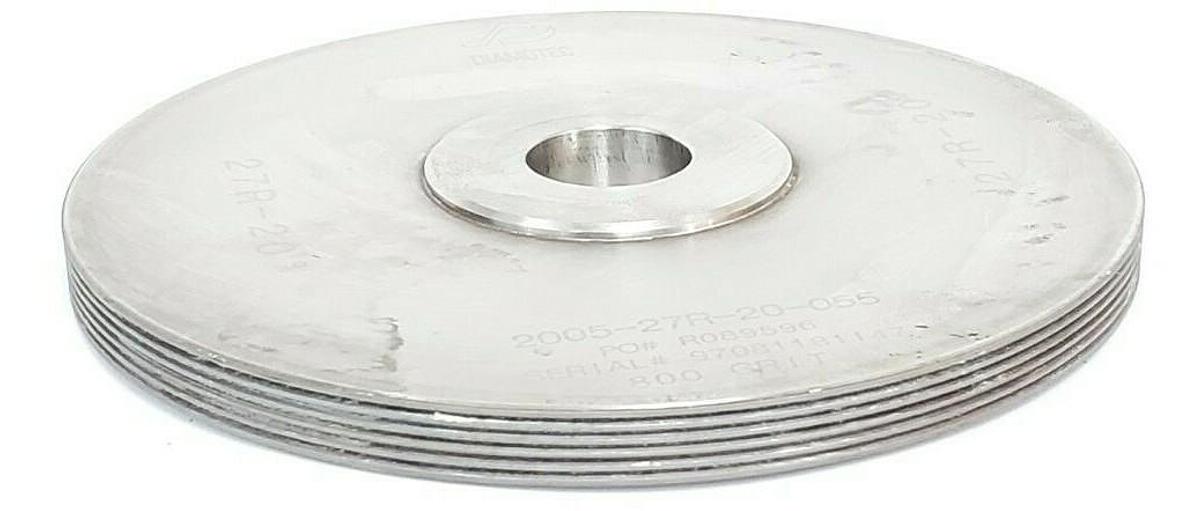 Used DIAMOTEC 2005-27R-20-055 WHEEL 27 11941B R089596 27R-20 800 GRIT