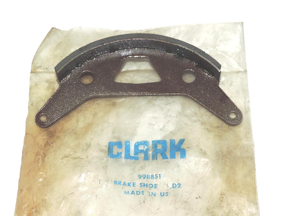 Used NEW CLARK 998851 BRAKE SHOE D2