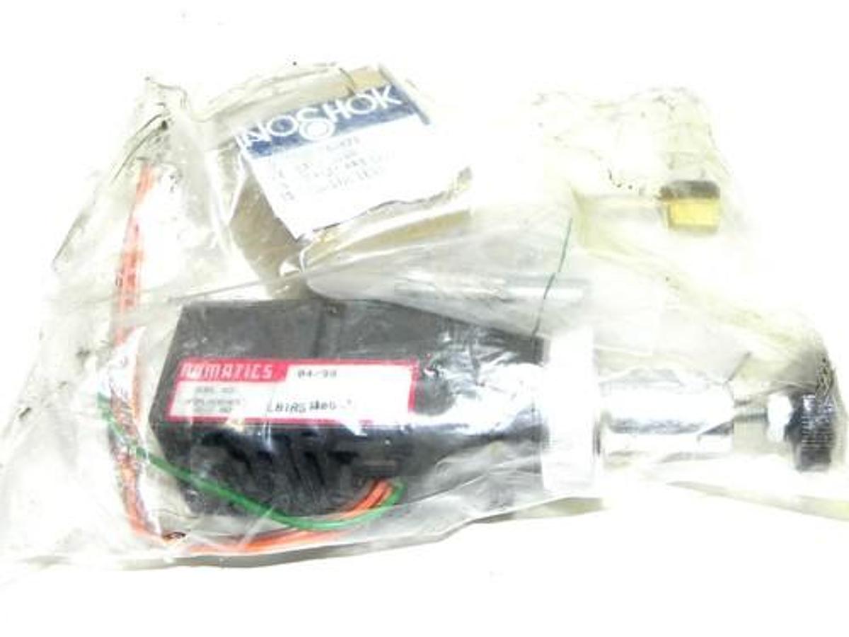 Used NEW NUMATICS 081RS400V VALVE BODY COMPLETE W/ NOSHOK GAUGE