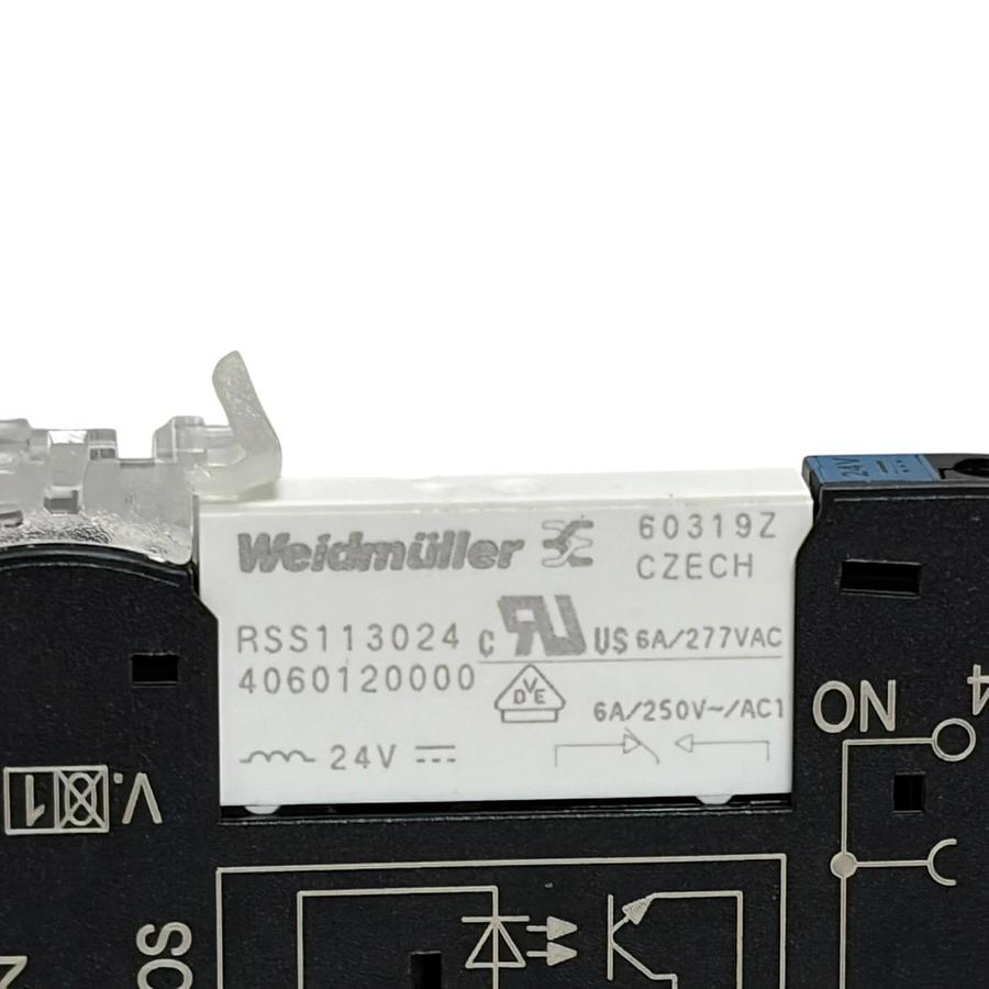 Weidmuller 1122770000 TRS 24VDC 1CO TERMSERIES Interface Relay Module 6A 250VAC