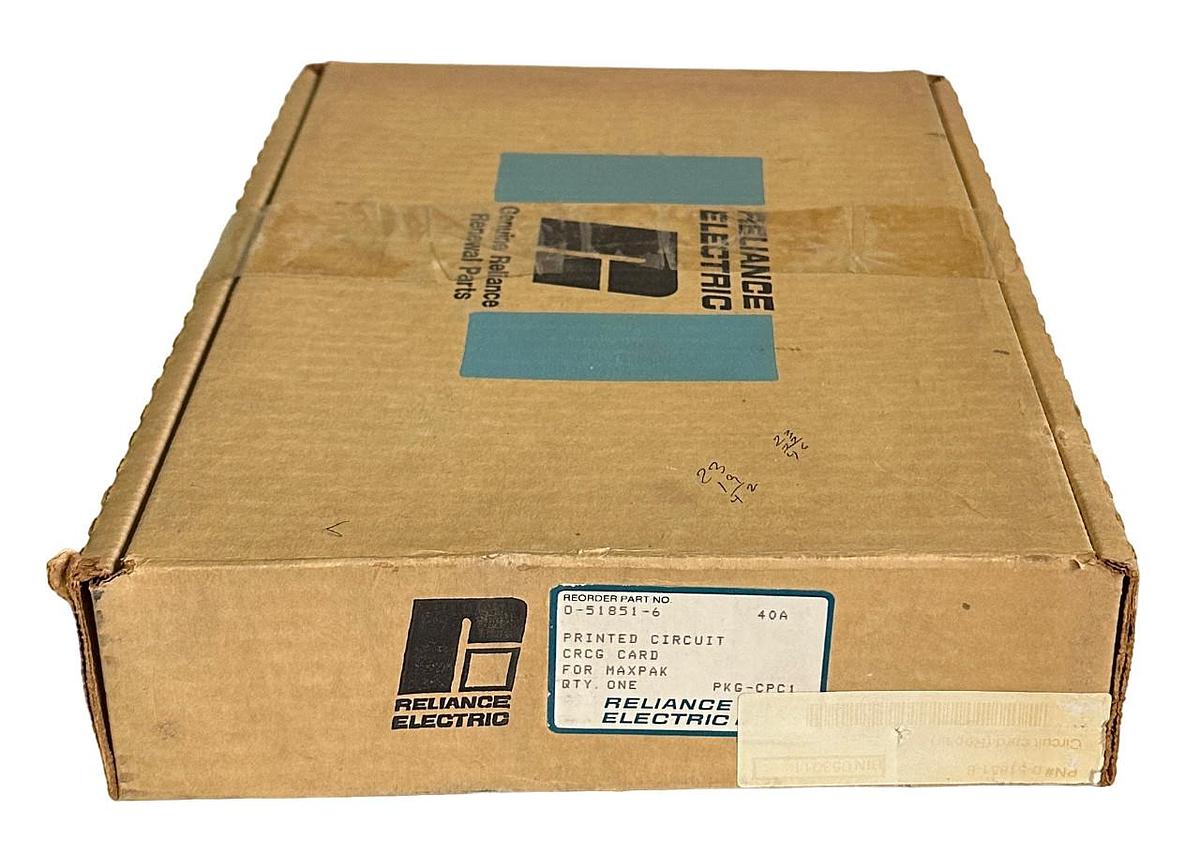 NEW RELIANCE ELECTRIC 0-51851-6 / 0518516 MAXPAX CRCG CARD REGULATOR CONTROL