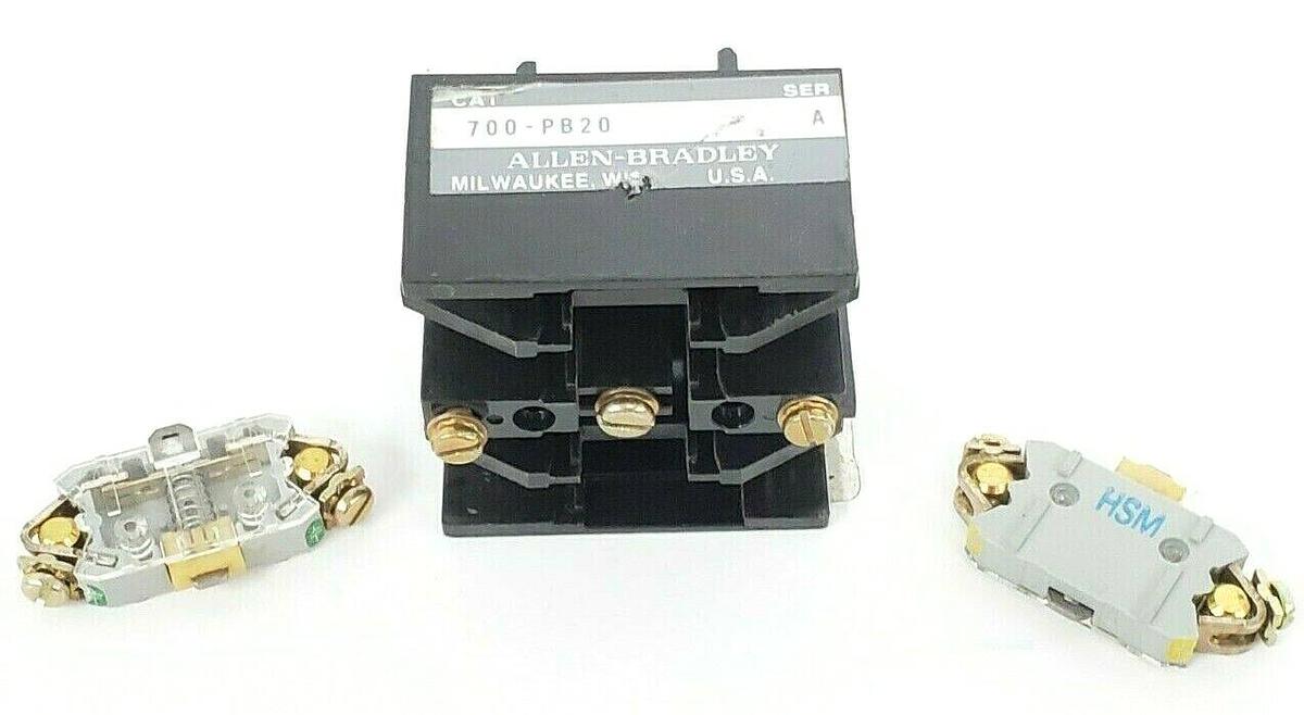 Used ALLEN BRADLEY 700-PB20 ADDER BLOCK 700PB20 SER. A