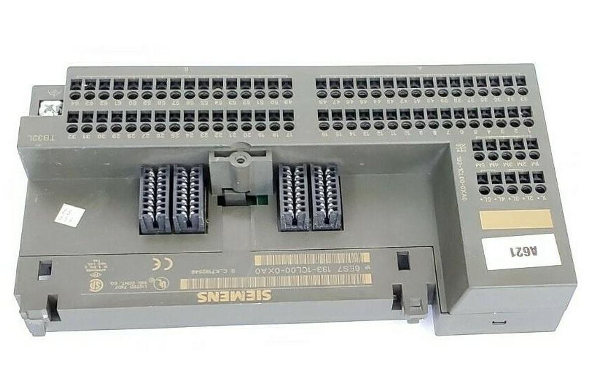 Used SIEMENS 6ES71931CL000XA0 TERMINAL BLOCK 6ES7 193-1CL00-0XA0, 193-1CL00-0XA0