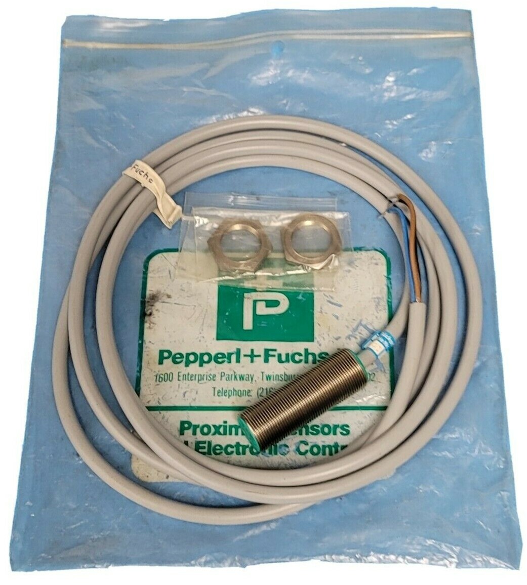 Used NEW PEPPERL & FUCHS NJ5-18GM50-E PROXIMITY SWITCH 10-60 V DC 400 MA (14337S)