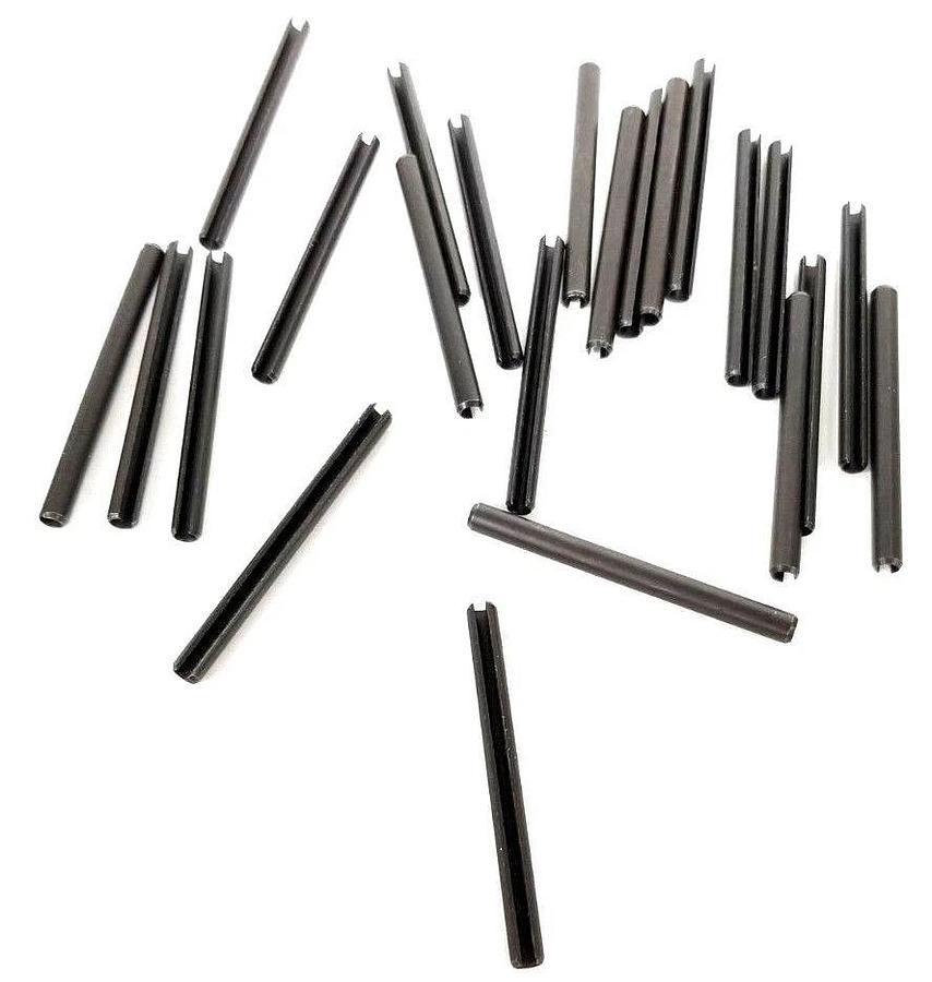 LOT OF 23 NEW GENERIC M4X50 SPRING ROLL PINS DIN 1481