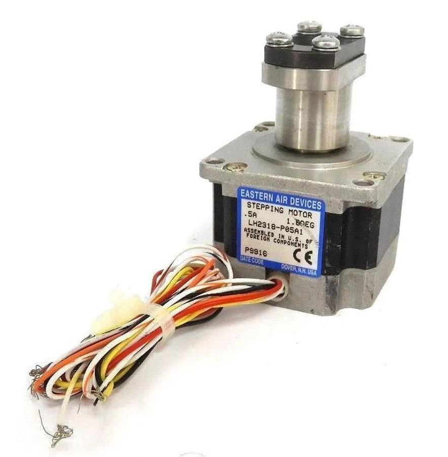 Used EASTERN AIR DEVICES LH2318-P05A1 STEPPING MOTOR 0.5A, LH2318P05A1