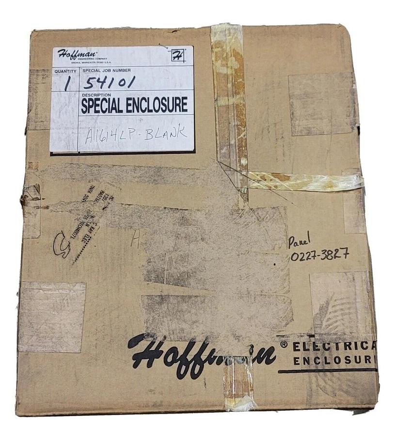NEW HOFFMAN A1614LP-BLANK ENCLOSURE DOOR A1614LP 54101
