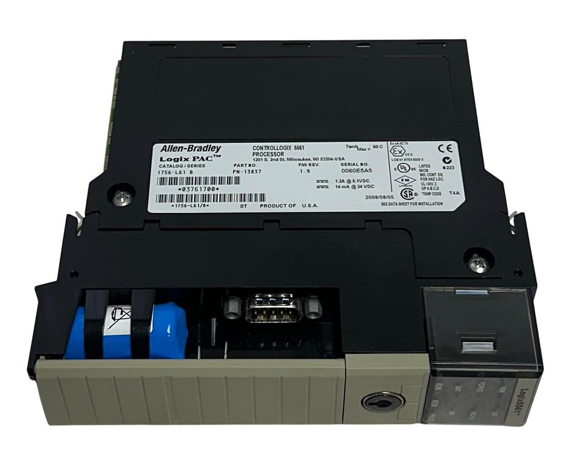 Used ALLEN BRADLEY 1756-L61 /B ControlLogix 5561 PROCESSOR LogixPAC CPU MODULE USNP