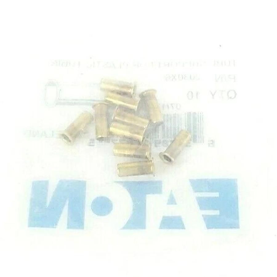 Used LOT OF 30 NEW EATON 2030X6 BRASS TUBE SUPPORT FOR PLASTIC TUBIN