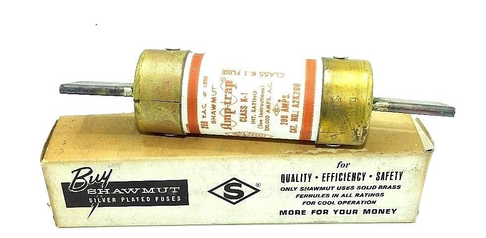 Used NIB FERRAZ SHAWMUT A2K200 AMP-TRAP CLASS K-1 FUSE 200 AMPS