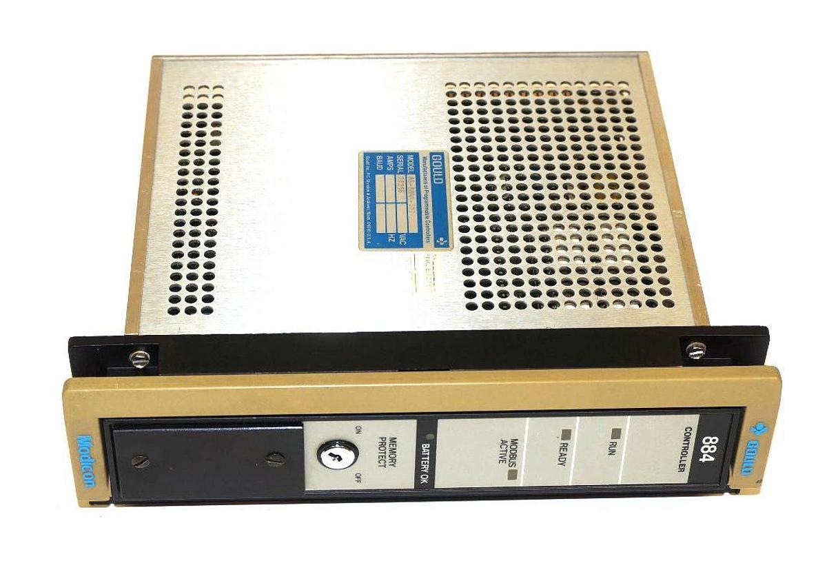 Used MODICON AS-884A-101 CPU MODULE W/O KEY AS884A101