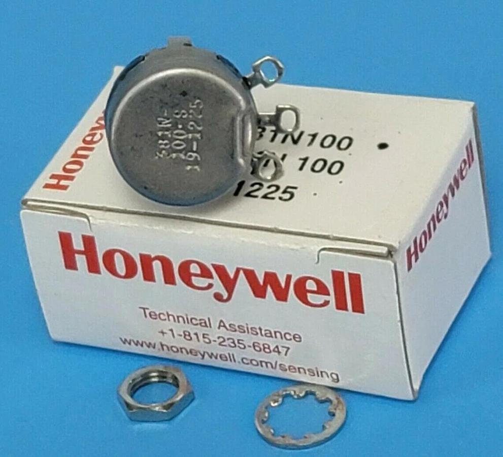 Used NIB HONEYWELL 381N100 CONDUCTIVE PLASTIC POTENTIOMETER