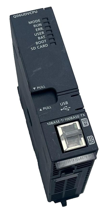 Used Mitsubishi Q06UDVCPU Universal High-Speed Model Q PLC CPU 60K Steps Ethernet USB
