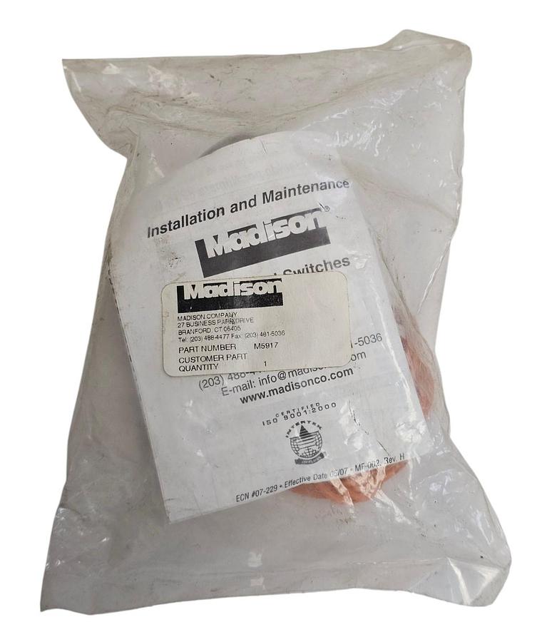 Used NEW MADISON M5917 VERTICAL OPEN TANK LIQUID LEVEL SWITCH 1/4 IN NPT
