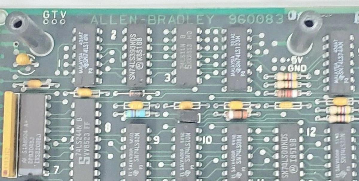 Used ALLEN BRADLEY 960083 CONTROL BOARD REV. 3 960083-9003 W/ 50LL36-01-1-04N SWITCH