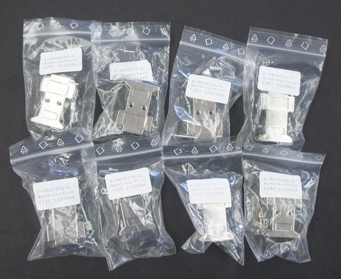 LOT OF 8 NEW TYCO AMP 0-0828276-5 3-SLOT INPUT OUTPUT CONNECTOR ASSEMBLIES