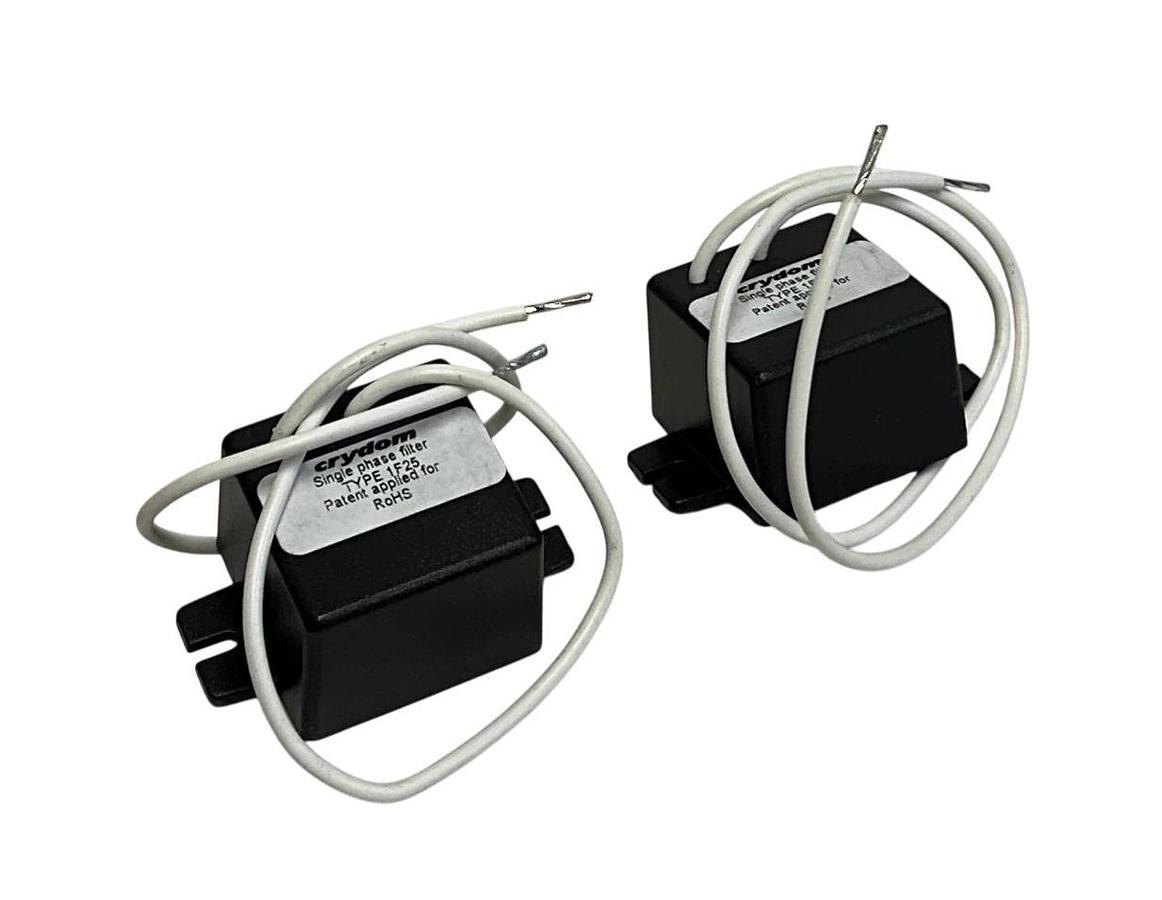 2 CRYDOM 1F25 SINGLE PHASE SUPPRESSION FILTERS 275V NSNP