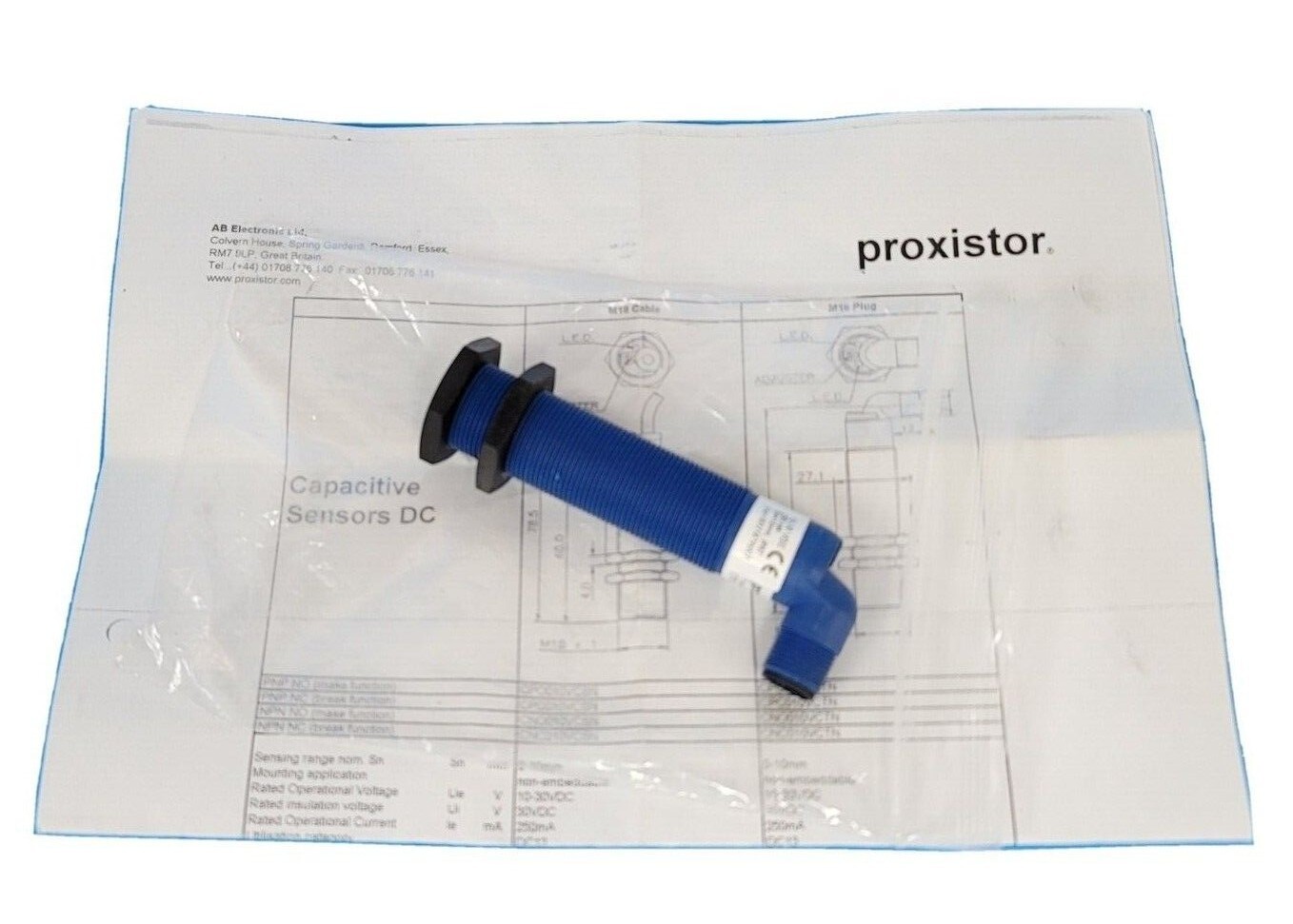 Used NEW TT ELECTRONICS PROXISTOR CPC-010V-CTN PROXIMITY SENSOR