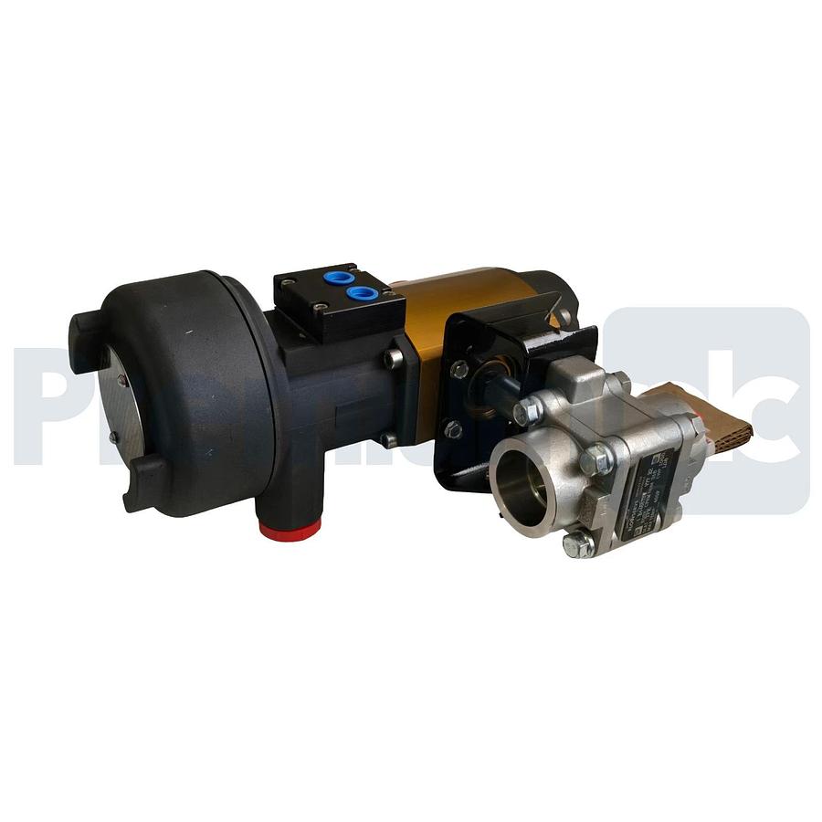 Flowserve Worcester Series 39 Actuator 10L-39-SZMS-R6 & B446TSW Ball Valve NSNP