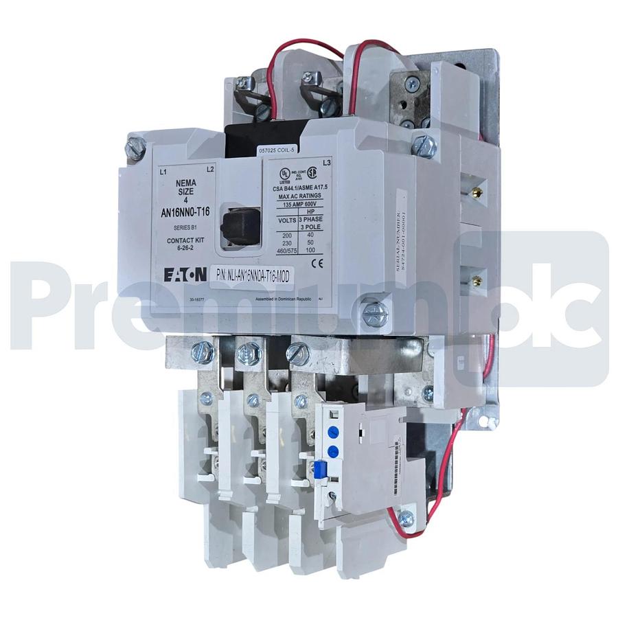 Eaton AN16NN0A-T16 Freedom NEMA Size 4 Starter 3P 135A 120V Coil AN16NN0-T16 NEW