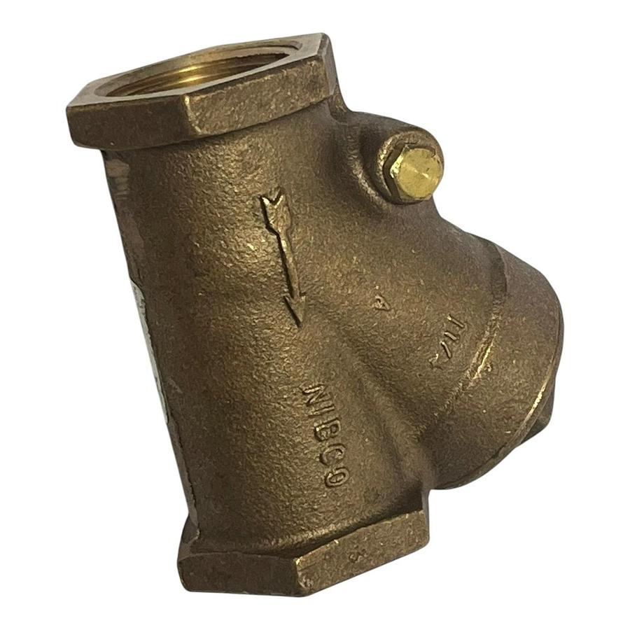 Hammond Valve 1-1/4" NPT IB940 Bronze Horizontal Swing Check Valve Class 150