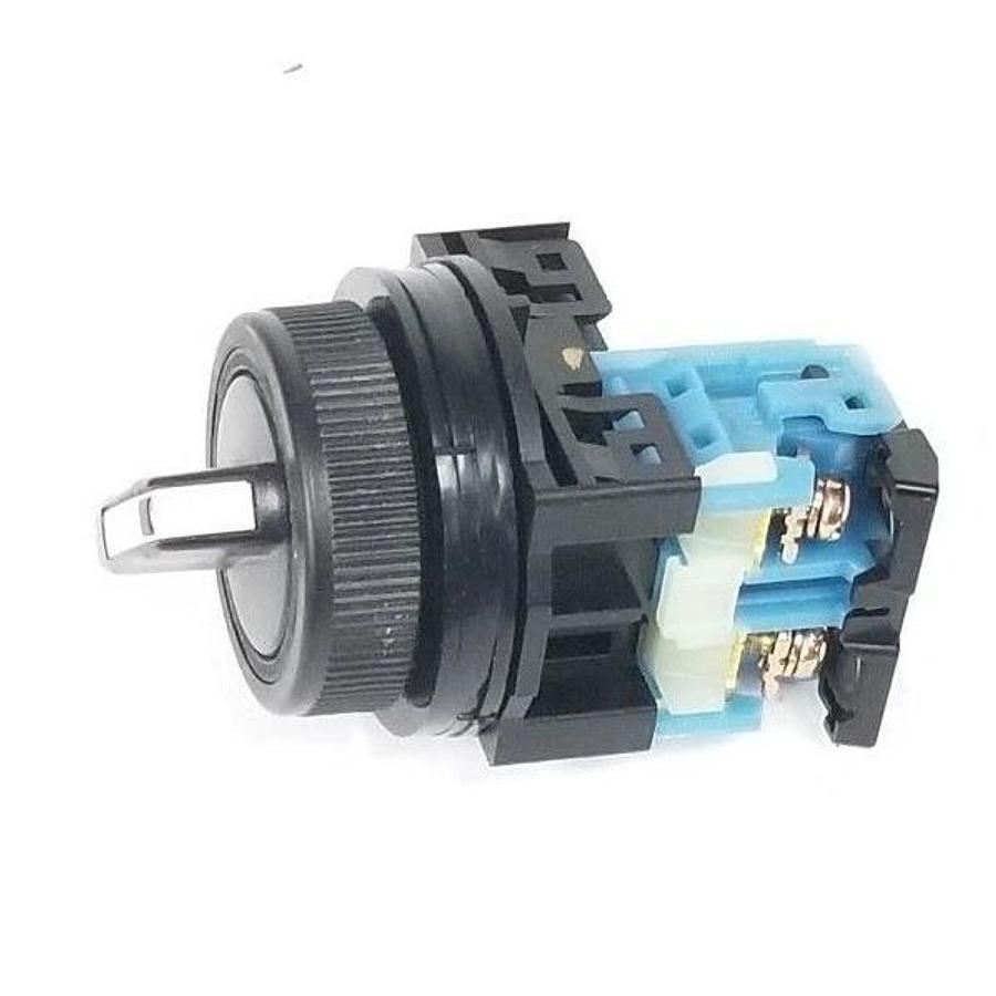 Used FUJI ELECTRIC AR30PR-2 2-POSITION SELECTOR SWITCH W/ AR9B290 CONTACT BLOCK