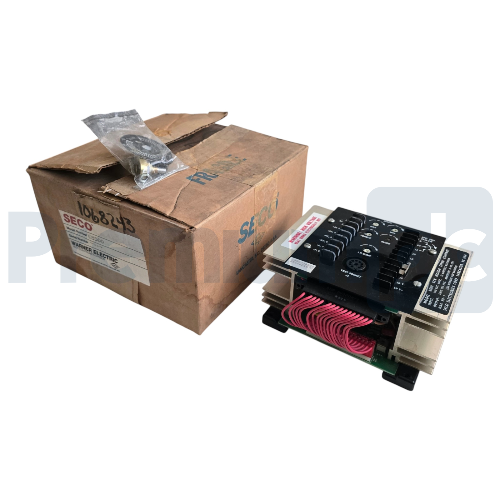 Used SECO C8500 | 8500 SCR Motor Speed Control Drive 1HP 120VAC Input 0-90VDC Output