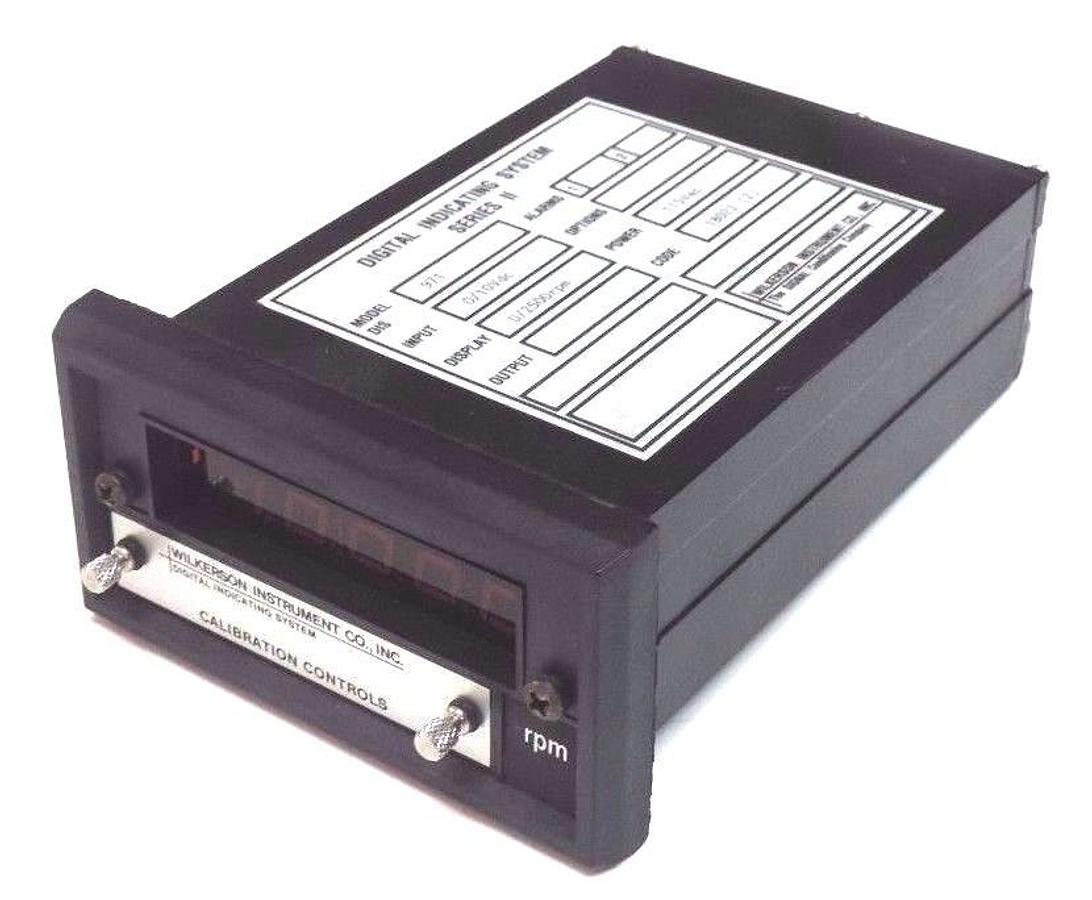 Used WILKERSON MODEL 971 DIGITAL INDICATING SYSTEM SERIES II 115VAC 0/2500RMP