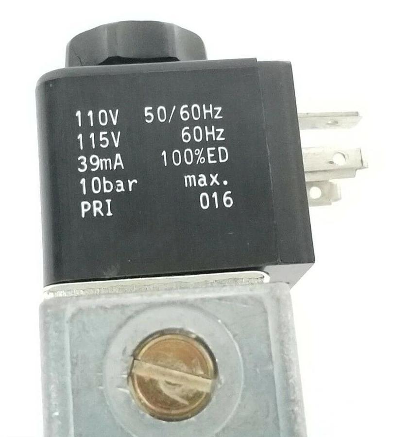 Used WABCO WESTINGHOUSE 572 227 7270 SOLENOID VALVE W/ W5140 COIL 110-115V 50-60HZ