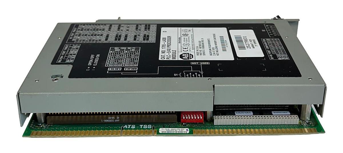 Used ALLEN BRADLEY 1785-L40B /D PLC-5/40 PROCESSOR MODULE PLC 48K WORD SRAM REPAIRED
