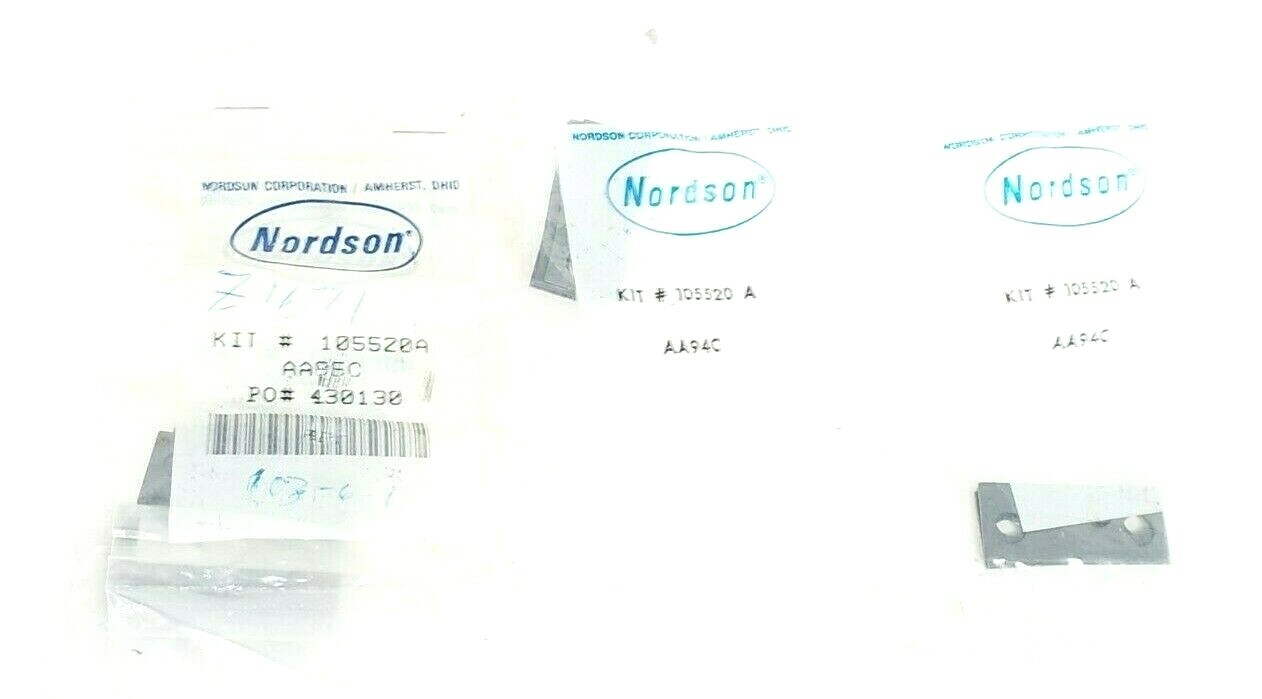 LOT OF 6 NEW NORDSON 105520 A GASKET KITS AA94C