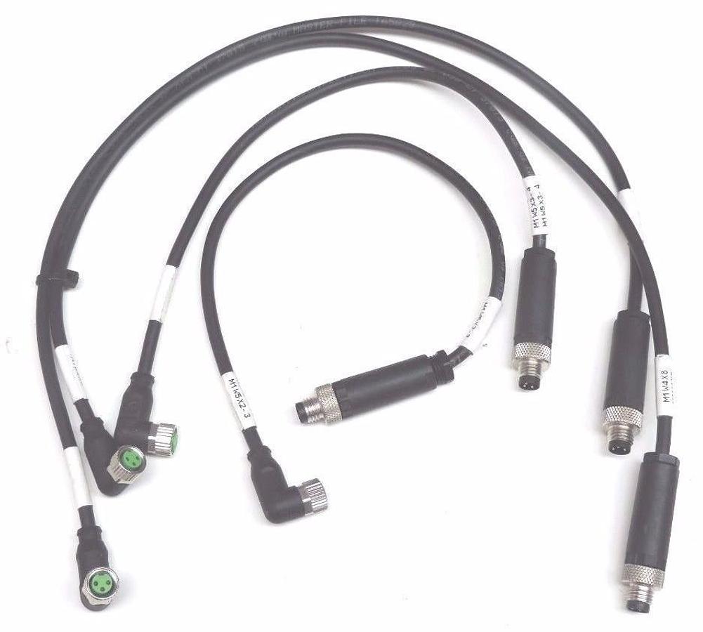 Used LOT OF 4 AUTOMATION DIRECT CD08-0C-050-C1 CABLES FOR DISCONNECT SENSORS