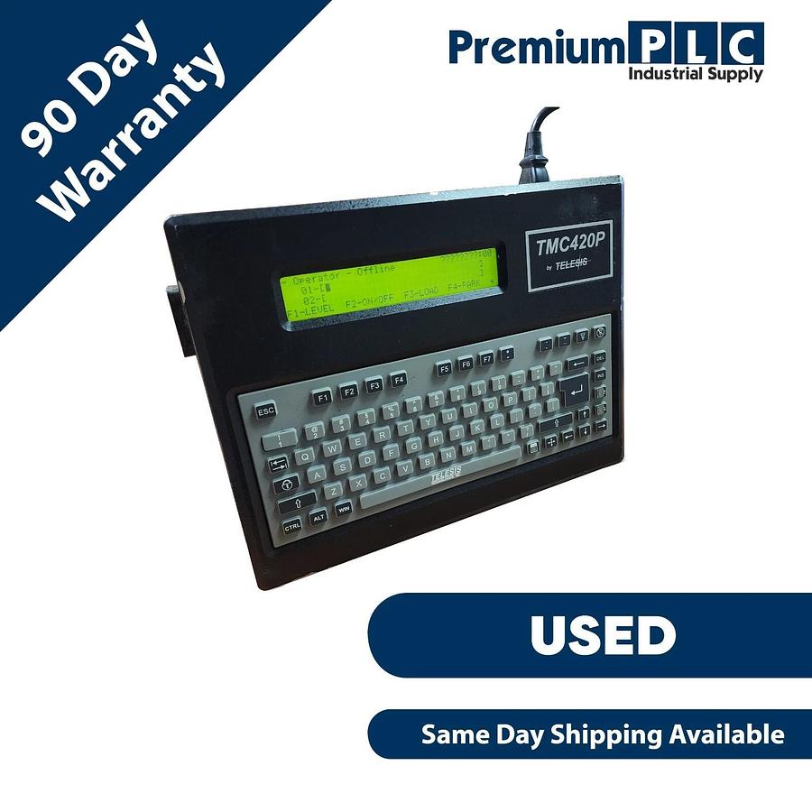 Used TELESIS TMC420P PINSTAMP MARKING SYSTEM CONTROLLER 115/230V 2/1A 50/60Hz