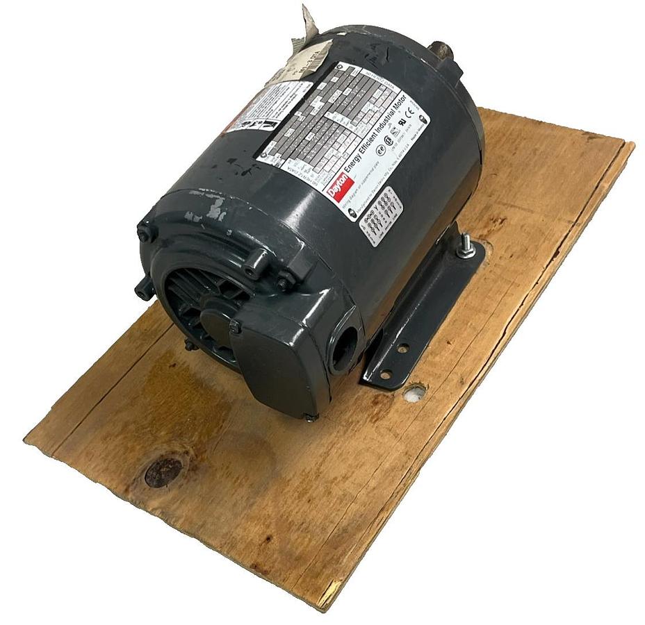Used Dayton 3KW30A (31TU30) General Purpose Motor 3 HP 1750 RPM 3-Phase 230/460V