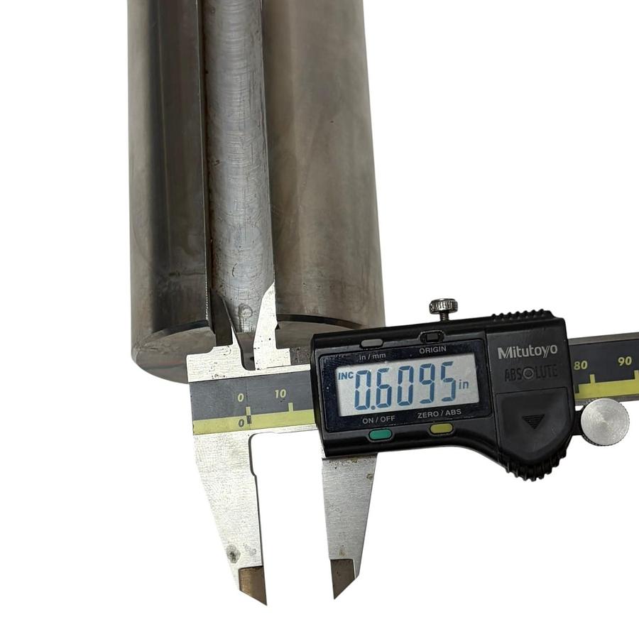 Used Industrial Pump Shaft 1057061 Machined Stainless Steel Drive Shaft 30.25" LONG