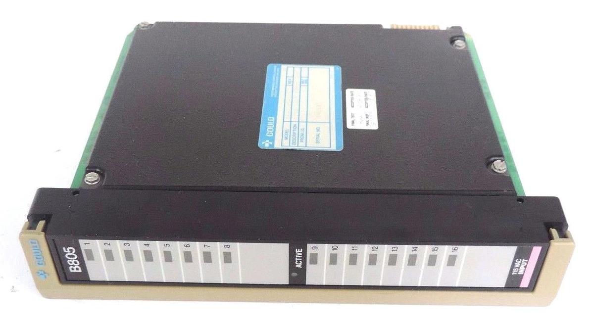 Refurbished GOULD MODICON AS-B805-016 INPUT MODULE REV. L, 115VAC, 16PT, ASB805016