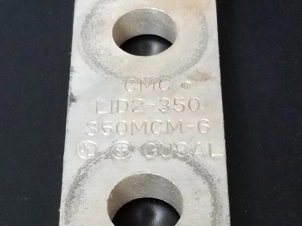 Used CMC CLEVELAND MOTION CONTROL LID2-350 TERMINAL LUG 350MCM-6, CU9AL