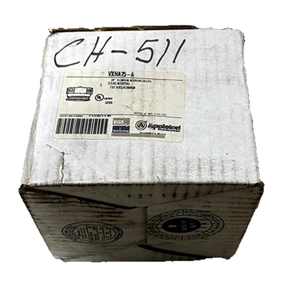 Used NEW APPLETON VXHA75-A / VXHA75A 3/4'' ALUMINUM MOUNTING HOOD