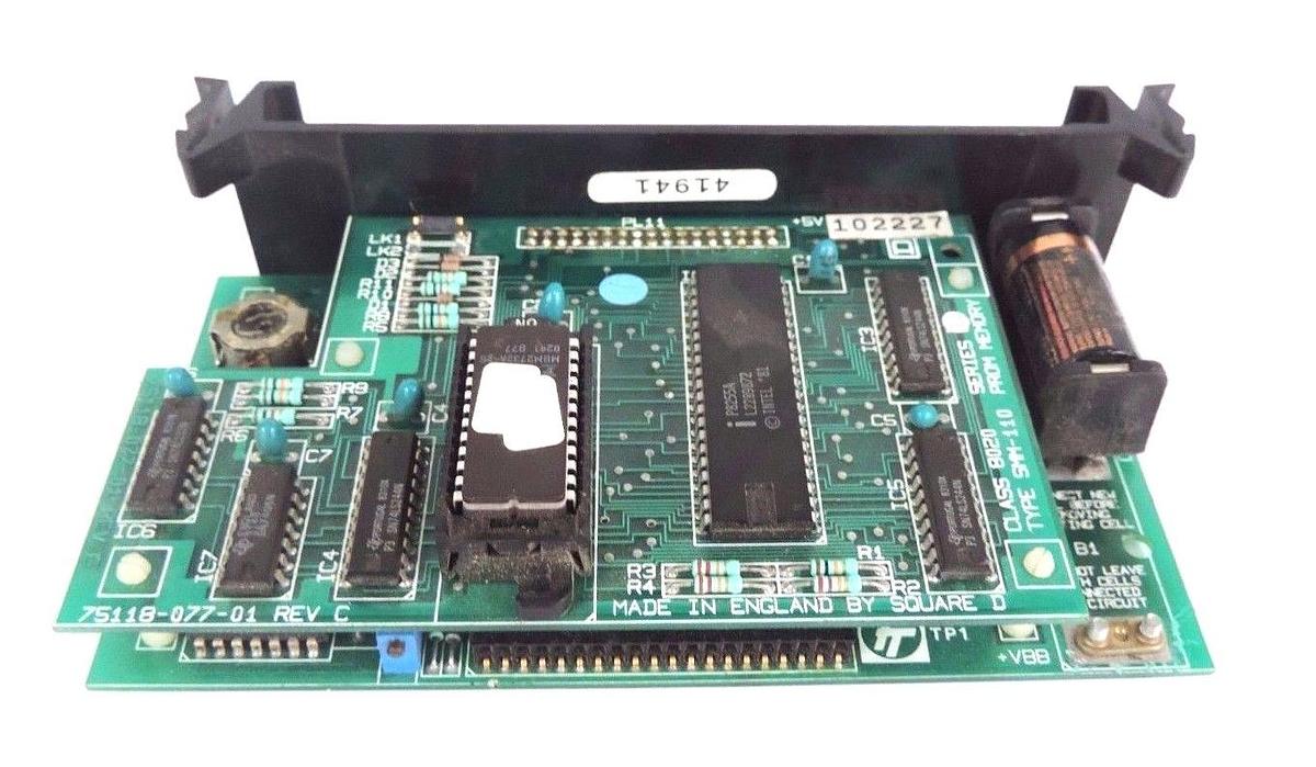 Used SQUARE D SY/MAX 8020-SMM-110 SER. A MEMORY MODULE 8020SMM110